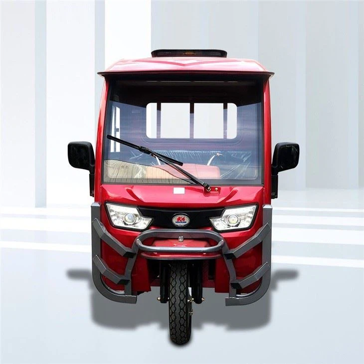 Electric Tricycle With Closed Cab