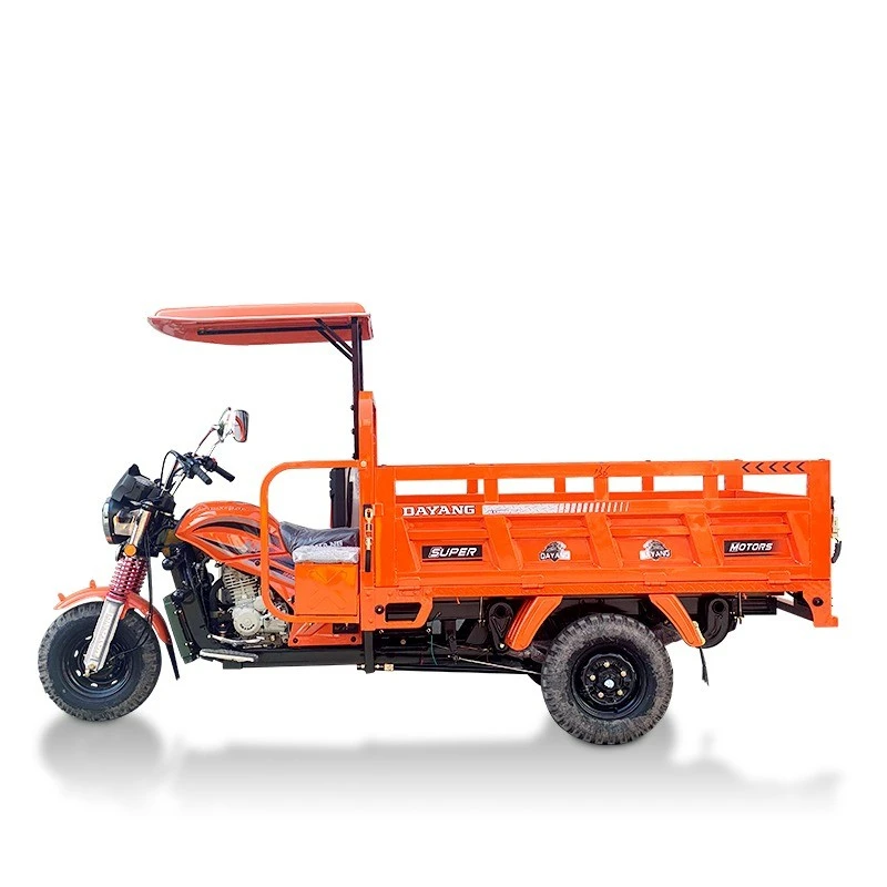 Gasoline-Powered Three-Wheel Tricycle With Air Conditioning